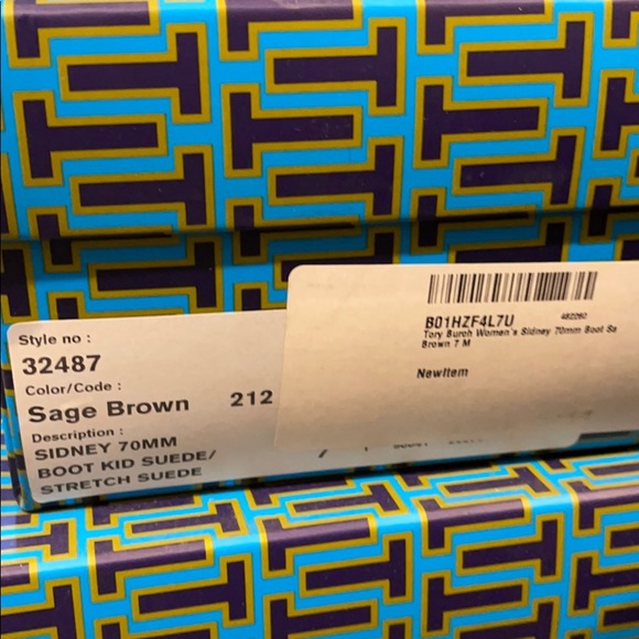 Tory Burch Sidney 70MM sage brown size 7m - Picture 12 of 15